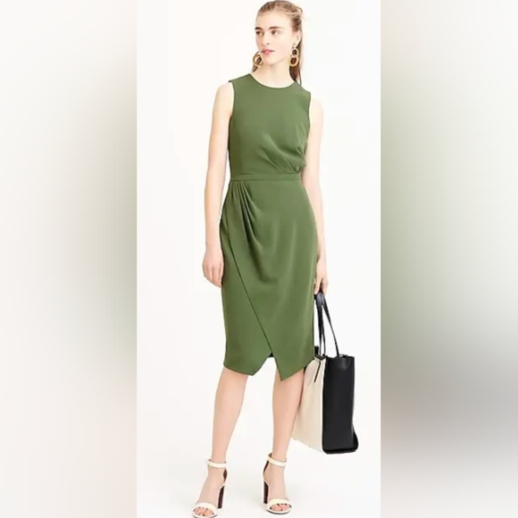 J.CREW Asymmetrical Sheath dress - Picture 1 of 5